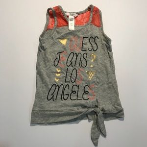 Guess Kids Girls Los Angeles Lace Tank Top Shirt